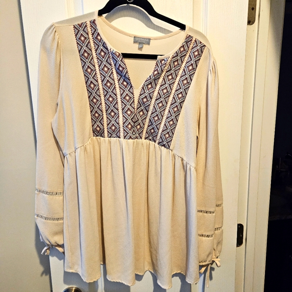 Octavia Maternity Boho Blouse